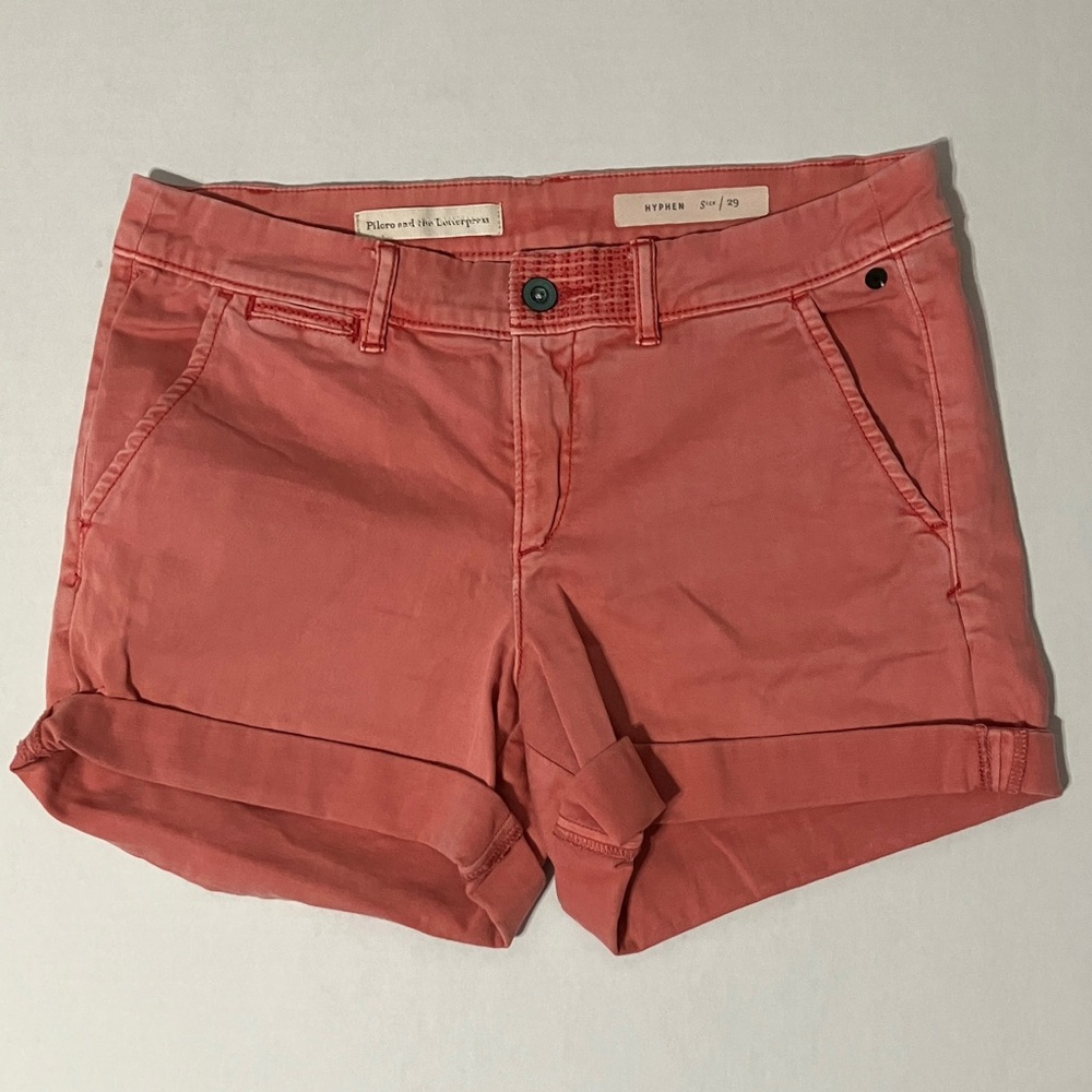 Pilcro and the Letterpress Hyphen Woman’s Size 29 Coral Shorts Casual